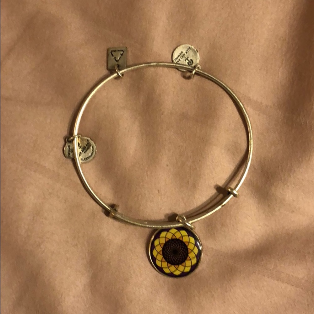 Alex and Ani sunflower bracelet